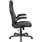 Global Industrial Racing/Gaming Chair, Mid Back, Synthetic Leather, Black 695854BK - alternate 2